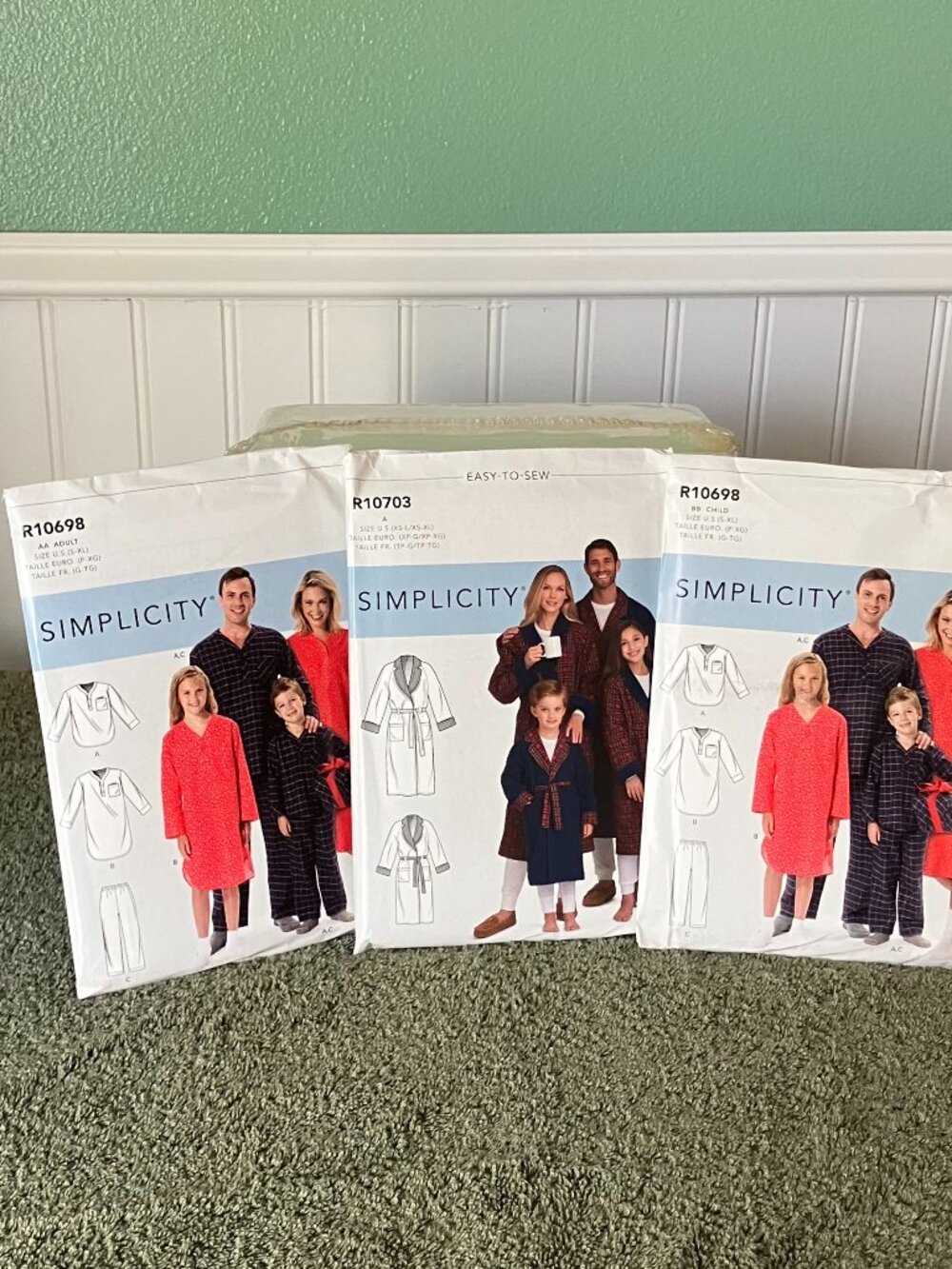 Simplicity Bundle of 3 Patterns for Robes and Pajamas for the Whole Family